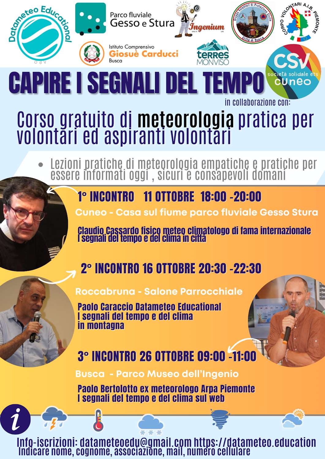 Corso gratuito di meteorologia pratica